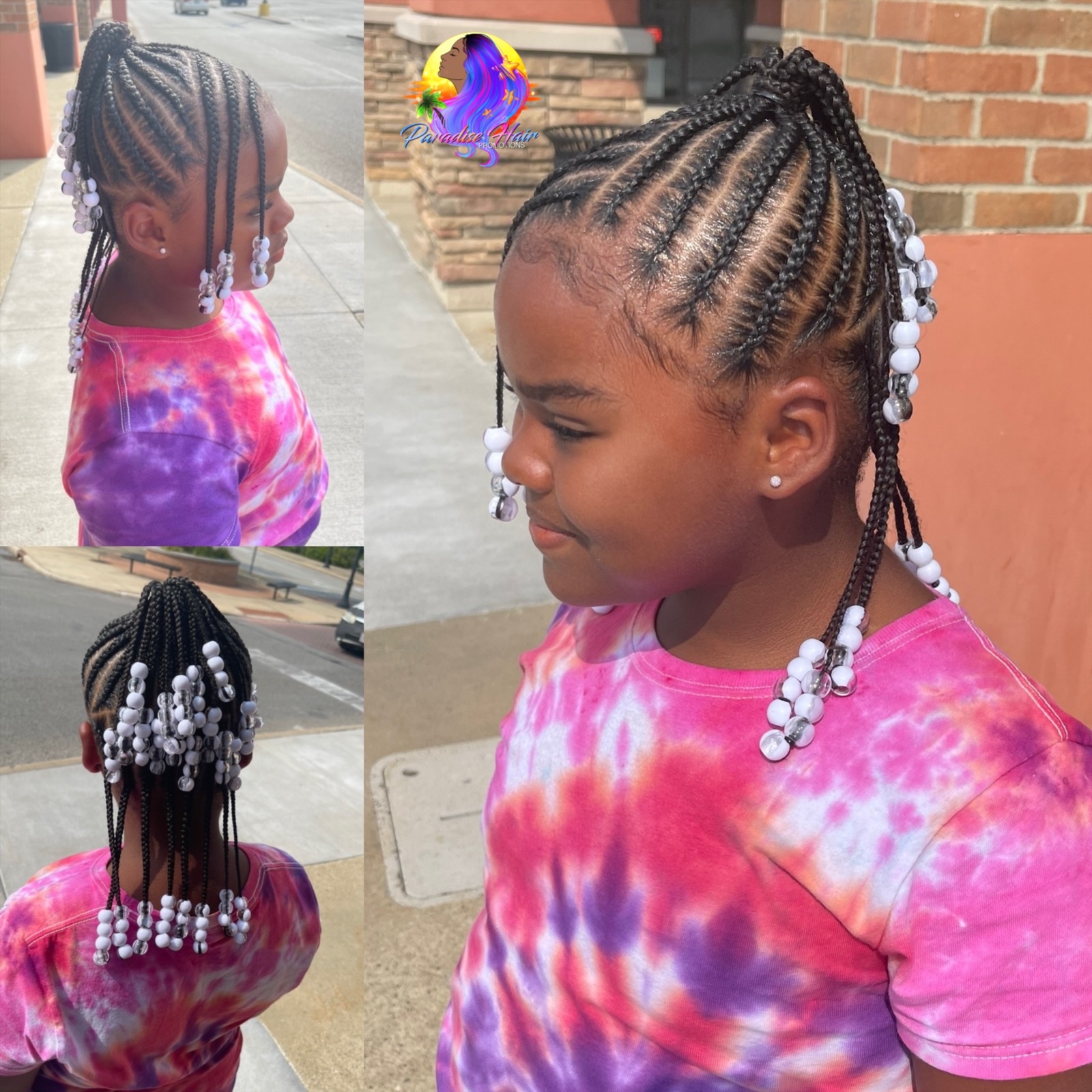 Children's Designer Braids Nat. at Paradise Hair Promotions in Bedford Heights, OH