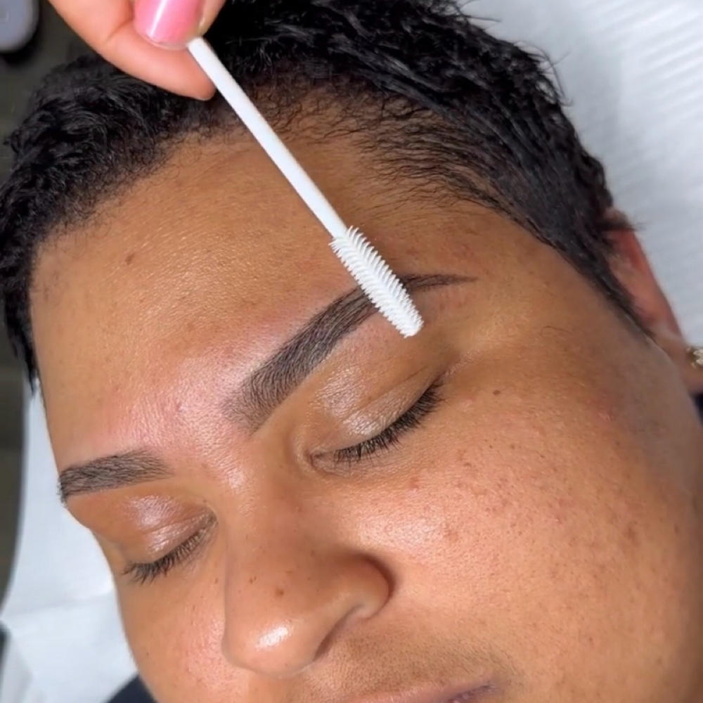 Brow Wax for PMU Brows at Queenly Beauty Spa & Academy in Bedford, TX