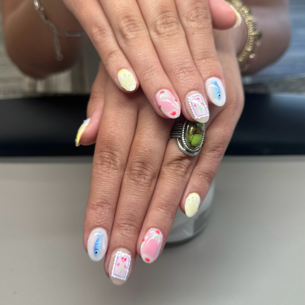 Dip Powder Manicure - Natural Nail