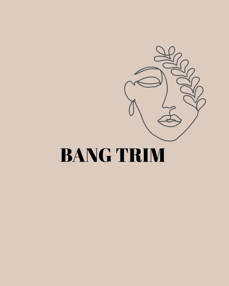 Bang Trim at Hair by Daijah in Troy, OH