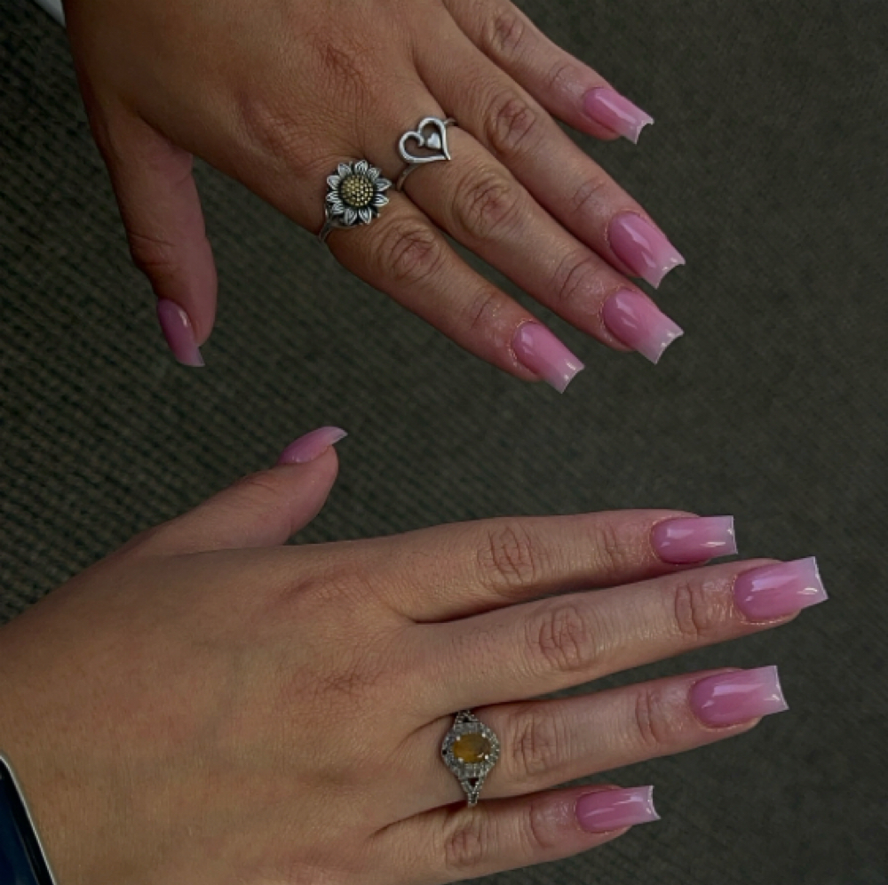 Solid Color Full Set at Milady's Nail Bar in Houston, TX