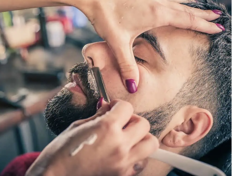Beard Trim With  Hot Towel Shave