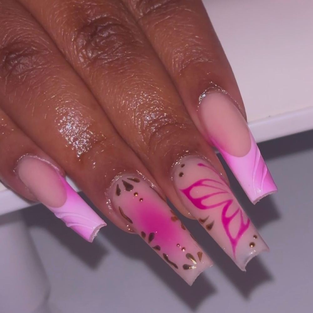 Medium/ Long Acrylic Full Set at Precious Sets in Corona, CA