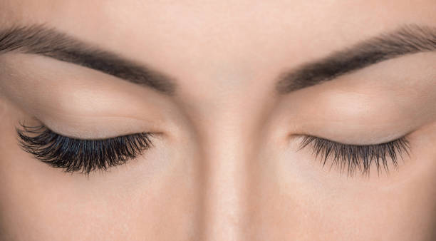 False lash application at Glow By Lucy in Oklahoma city, OK