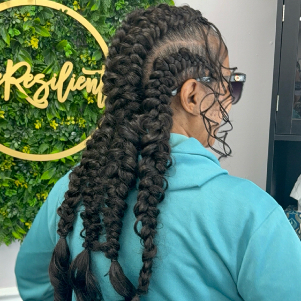 Butterfly Braids at Mane In The Mirror Salon in Charlotte, NC