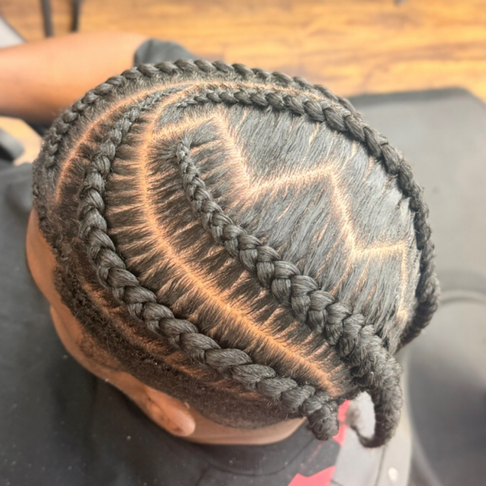 4 braids at Braidss by G in Concord, CA