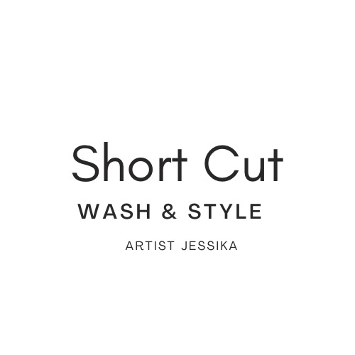 Short Haircut , Wash & Style