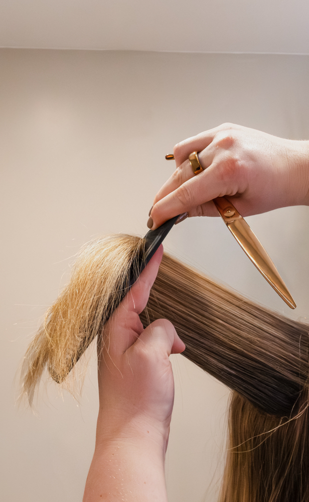 premium women’s haircut