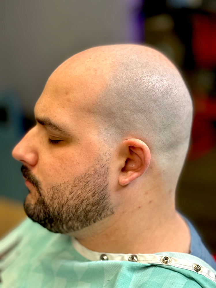 Head Shave/One Length With Beard