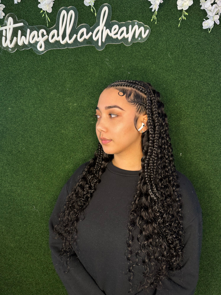 Feedin Braids Hair Included at GetCrownedByAsh in Hollywood, FL
