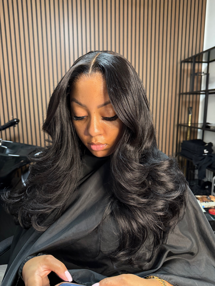 Luxury Glueless Wig Install