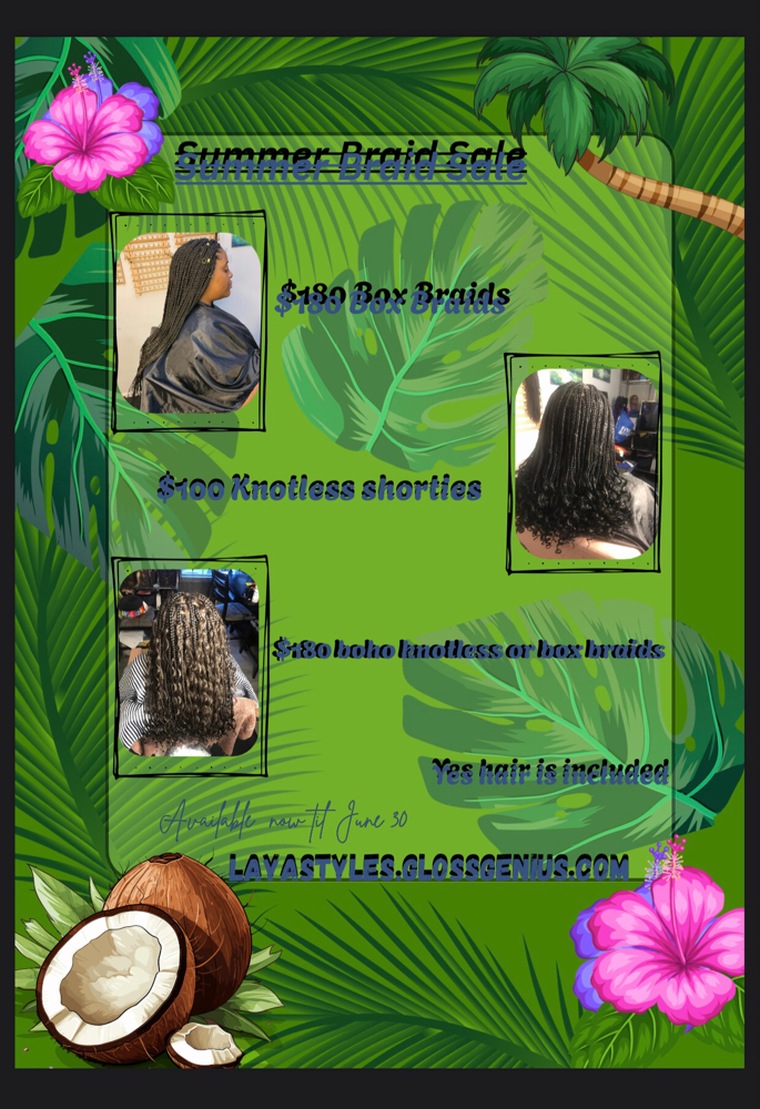 Summer Braid Sale
