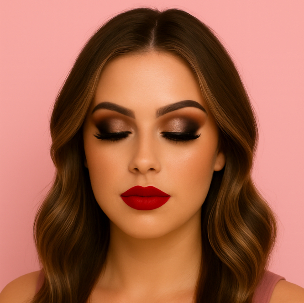 Full Glam Make up at Made To Slay Salon in League City, TX
