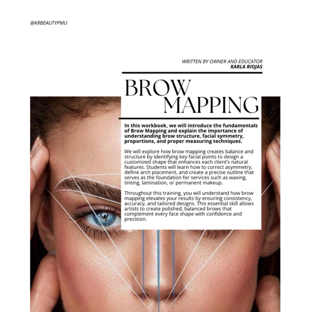 1:1 Brow Mapping Course • 1 Day at KR BEAUTY STUDIO & ACADEMY in El Paso, TX