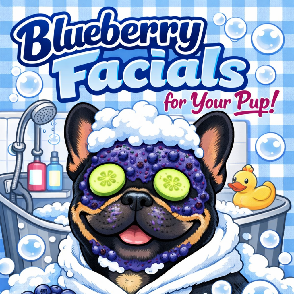 BlueBerry Facial at Cherry Bow Dog Grooming in Alvarado, TX