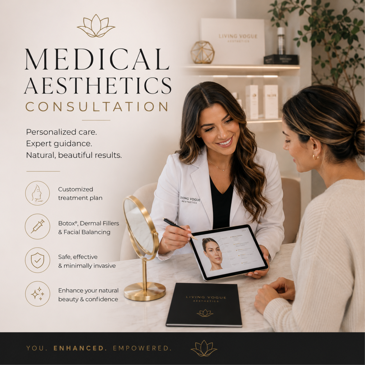 Medical Aesthetics Consultation at Living Vogue Beauty & Aesthetics in Union, NJ