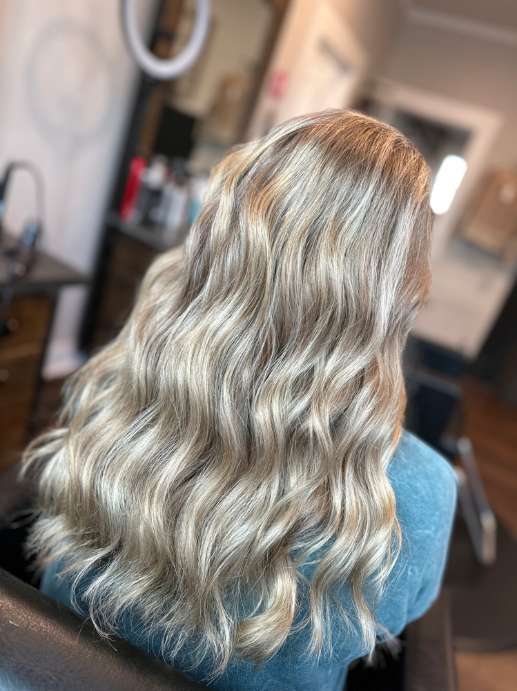 Full highlight (blonde/lighter) at Bayley Burgess in Monroeville, AL