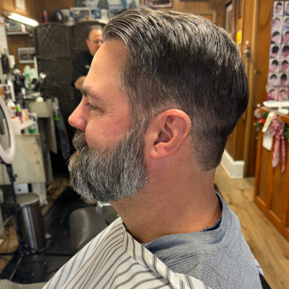 Beard Trim With Haircut at Ruffini’s Barbershop in West Grove, PA