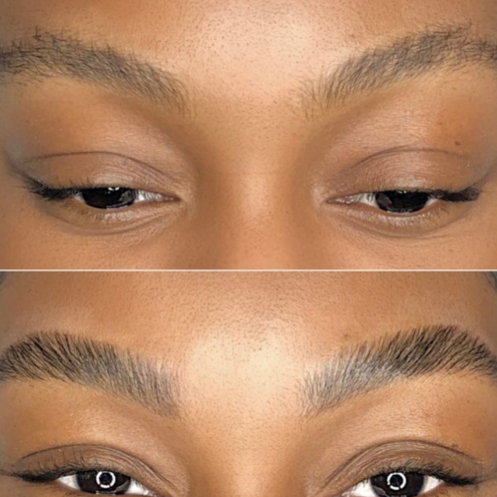 Brow Lamination at Aura Aesthetics in Houston, TX