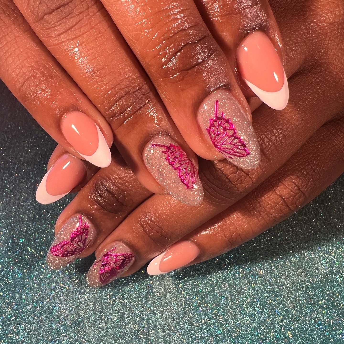 Hard Gel Extensions at Bling Tingz Nails in Darby, PA