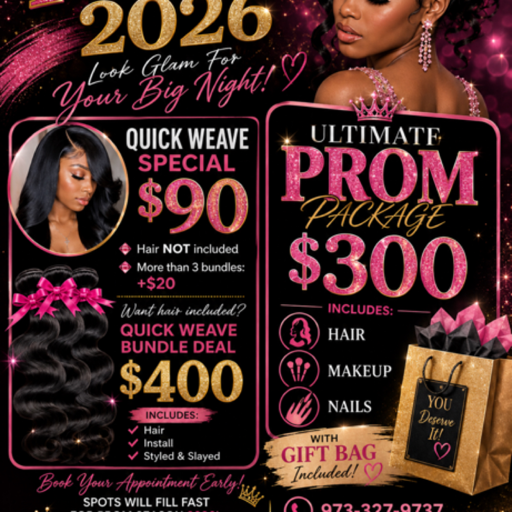 Prom Special at Terika’s Beauty & Spa in Bloomfield, NJ