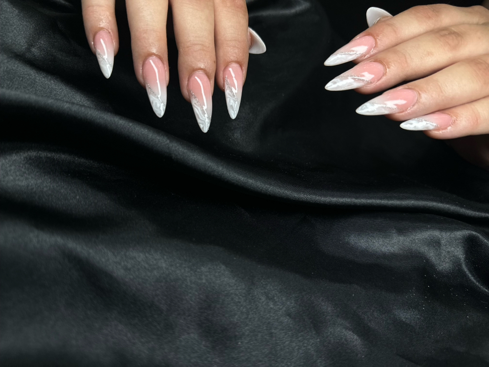 Full Set Almond 3-4 at Nails & Secrets Lounge in El Paso, TX