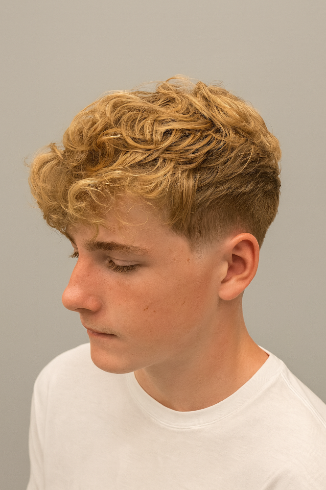 Boy's haircut