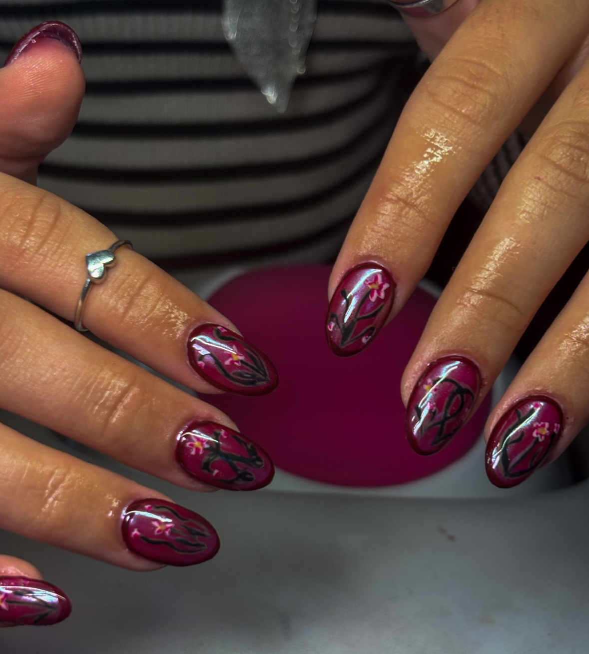 Gel-X Extensions w/ Nail Art