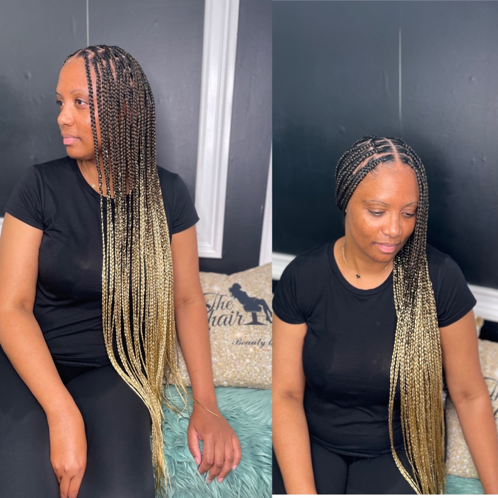 Ombre Knotless