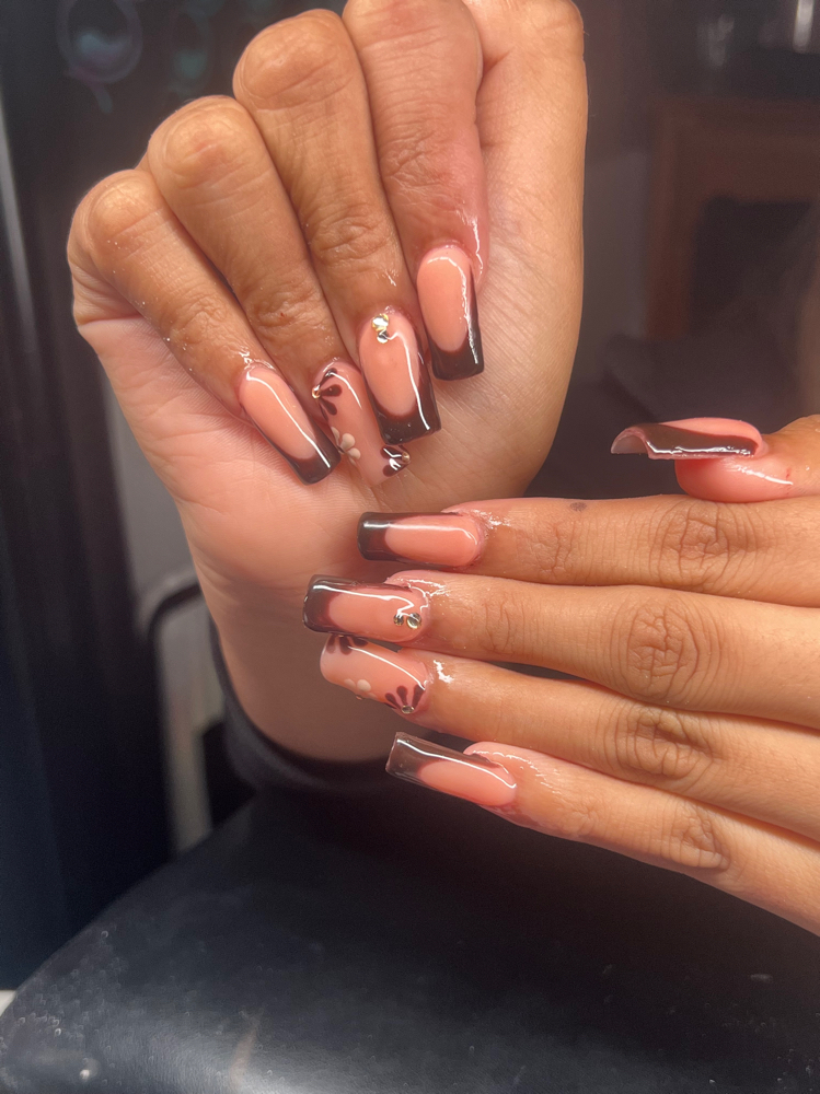 Medium Acrylic Fill In at Nails.by.em in Mastic, NY