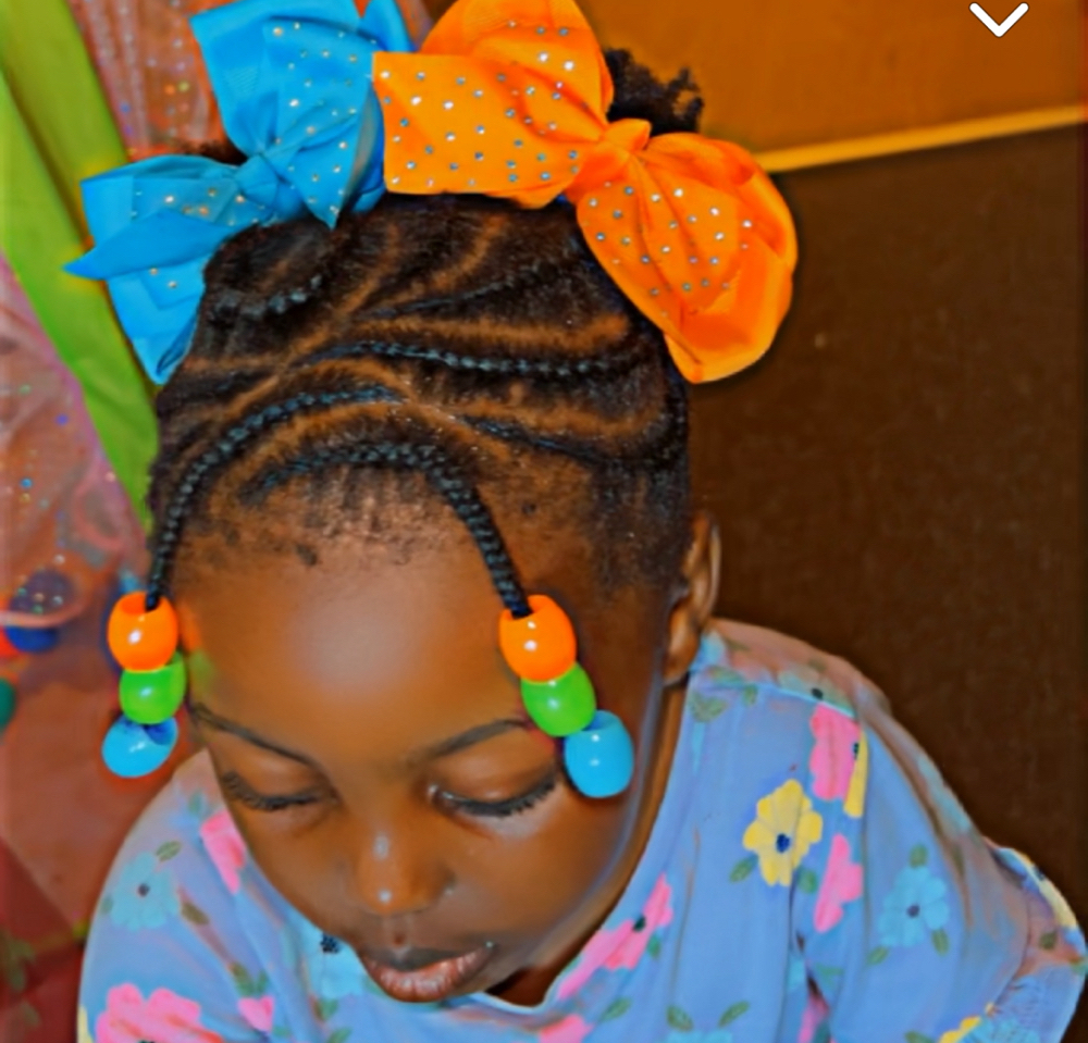 Kids braiding And Styling