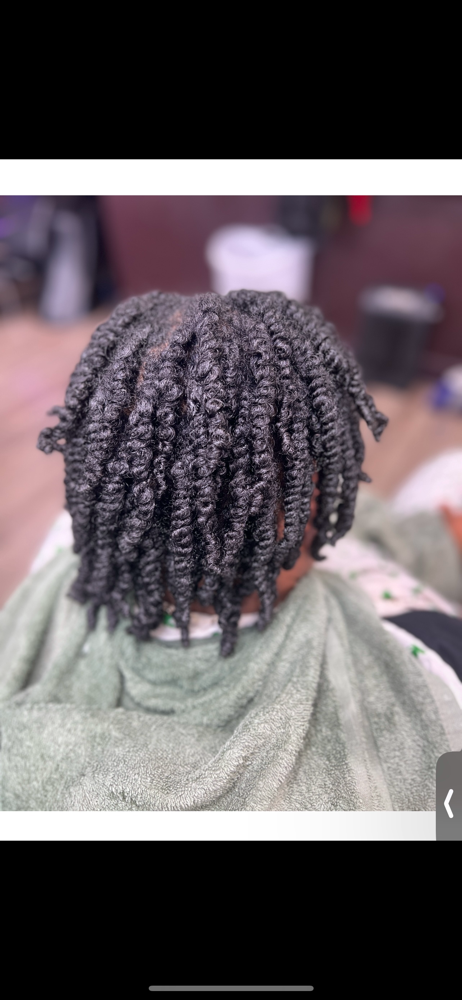 Wash & go (twist out or braid out)