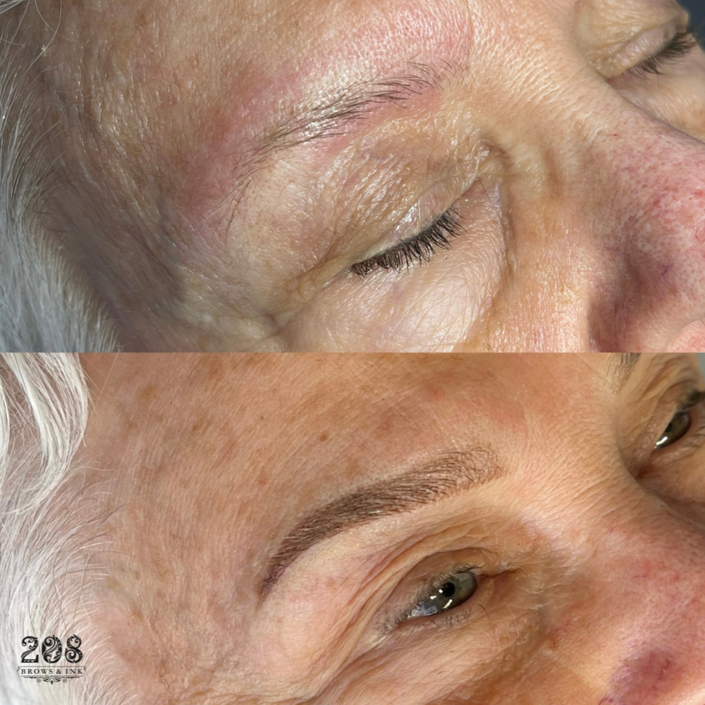 Permanent Makeup Powder Brows