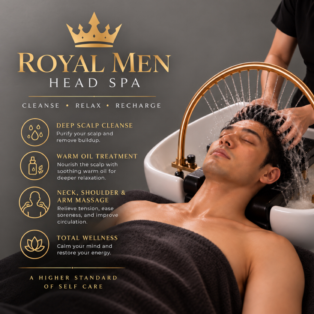 The Royal Men’s Head Spa Ritual at Glendale Thai Massage & Head Spa in Glendale, AZ