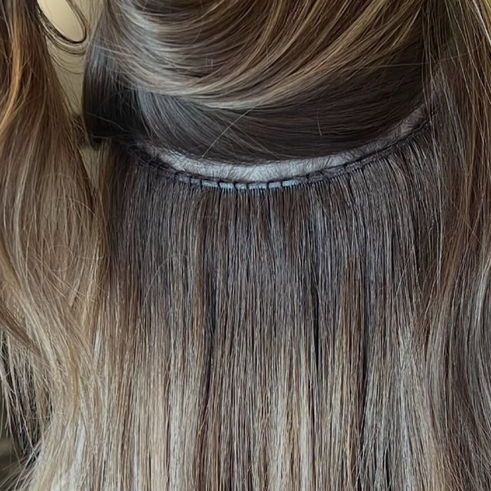 extension consultation at Brooke Kenzie + Co Beauty Lounge in Lawrenceburg, IN