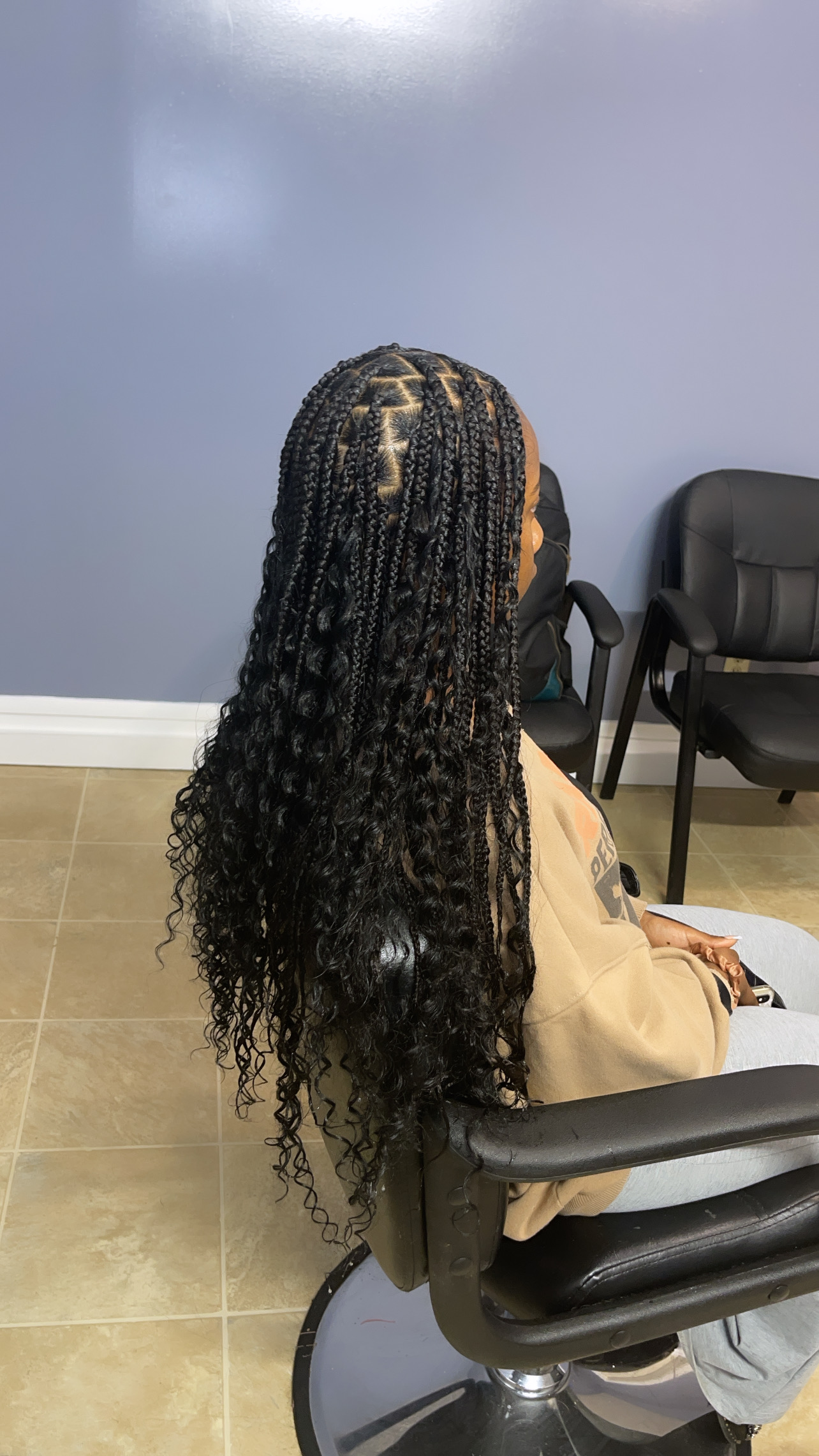 Smedium boho knotless