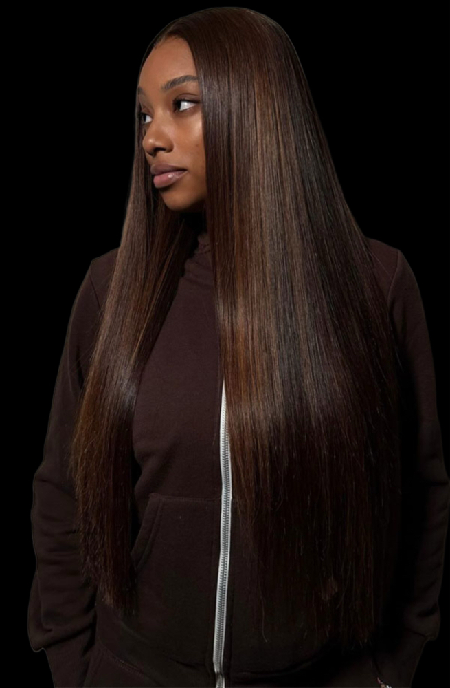 Silk Press at Celestial Creations Hair & Beauty in saginaw, MI