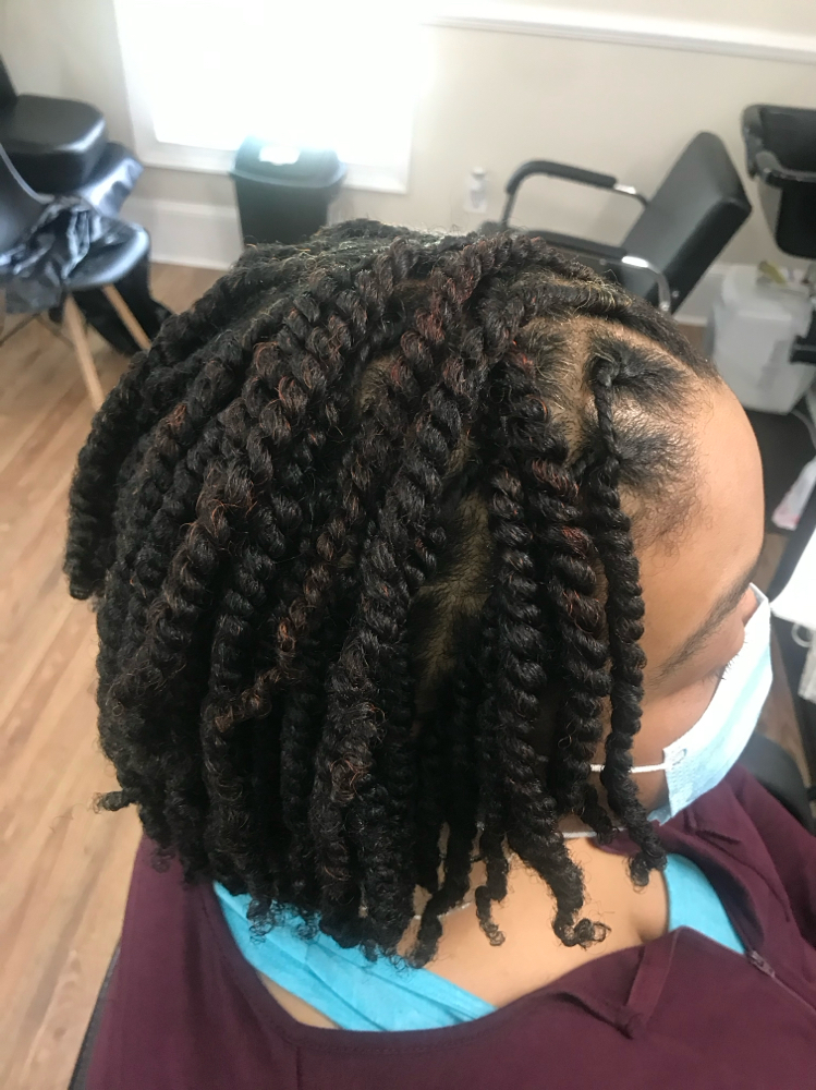 Two-Strand Twist-Medium Size/Chin Length