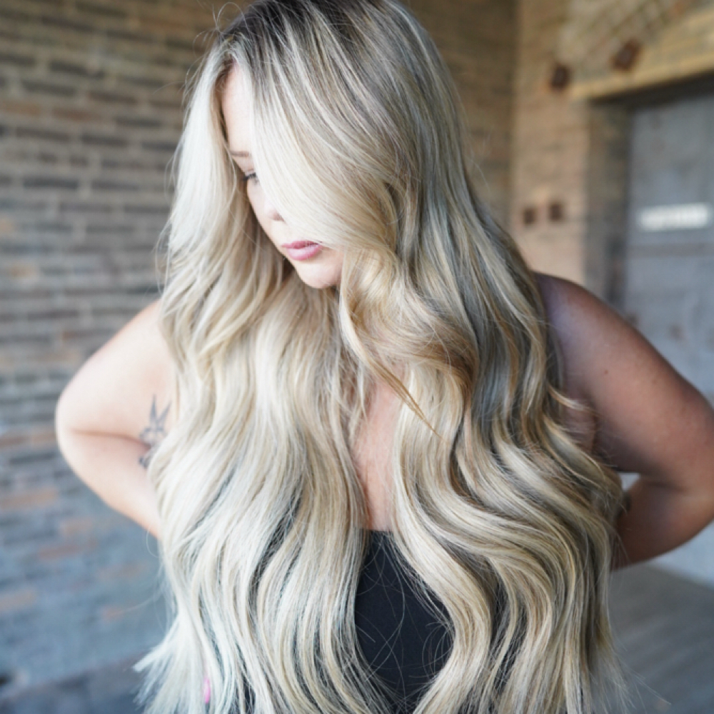 2 Rows Hair Extension Re-Install at Dead Rose Salon Nyki Nechiporenko in Minneapolis, MN