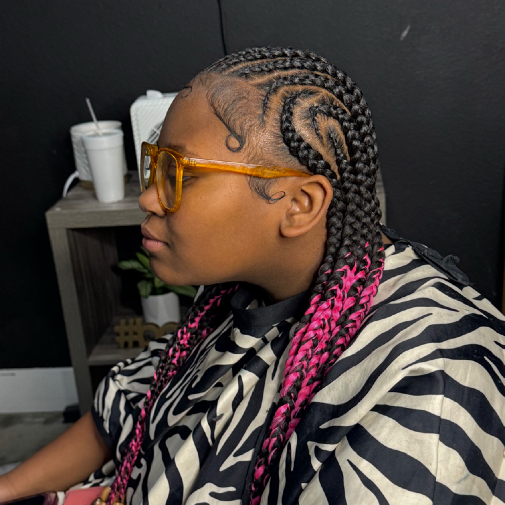 11-15 Feed in braids at IDoHairByDay in Desoto, TX