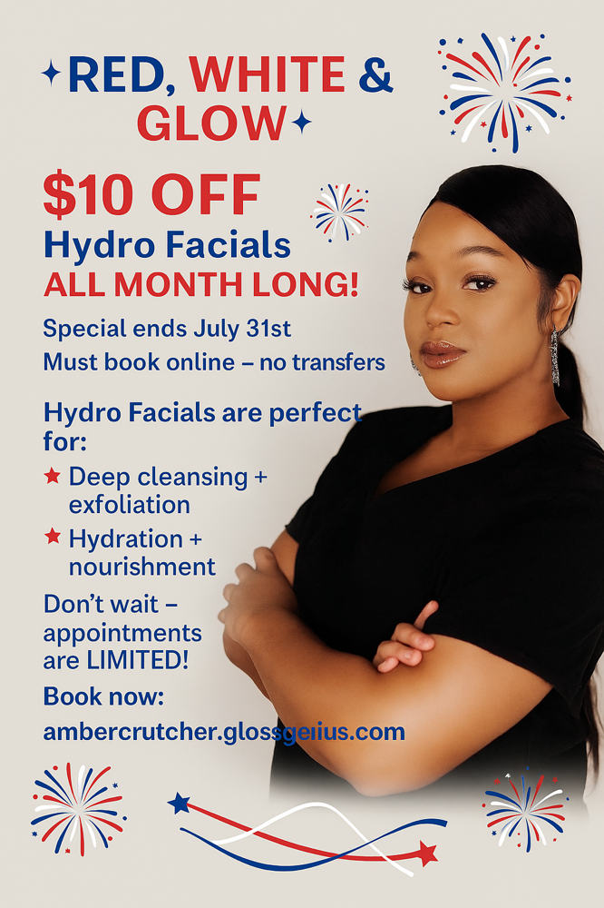 JULY SPECIAL/ HYDRO FACIAL🎆