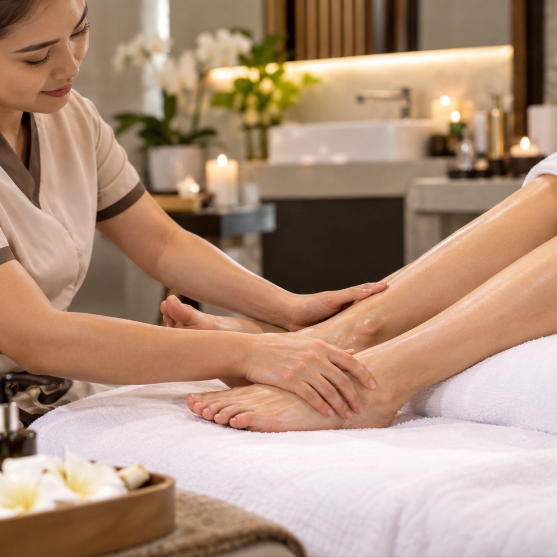 Foot / lower-leg massage at Gold Coast Beauty By Shanzo in Chicago, IL