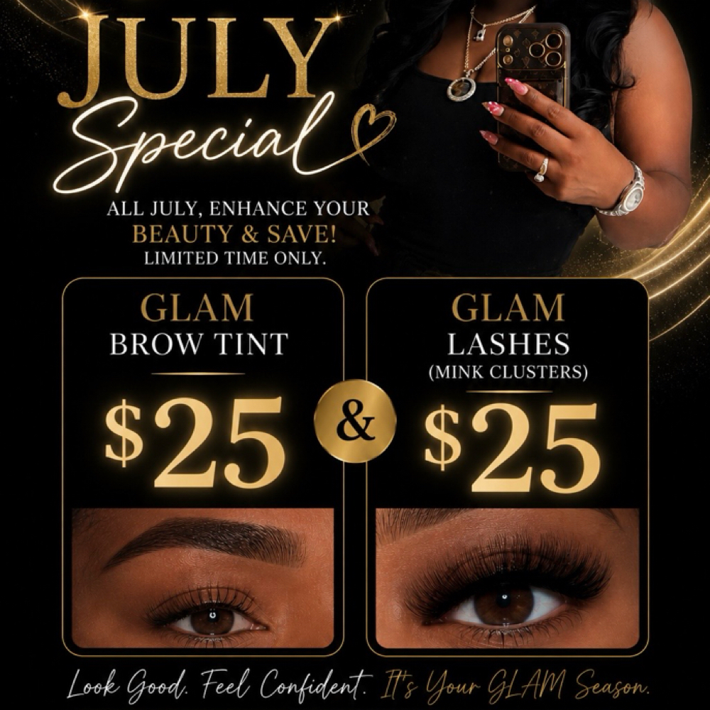 $25 GLAM Service (ends 7/31) at GLAM Brows by Covia in Charlotte, NC