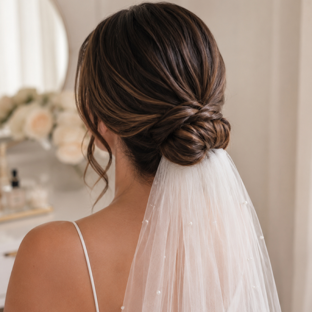 Bride Hairstyle at The Pretty Parlor in Orlando, FL