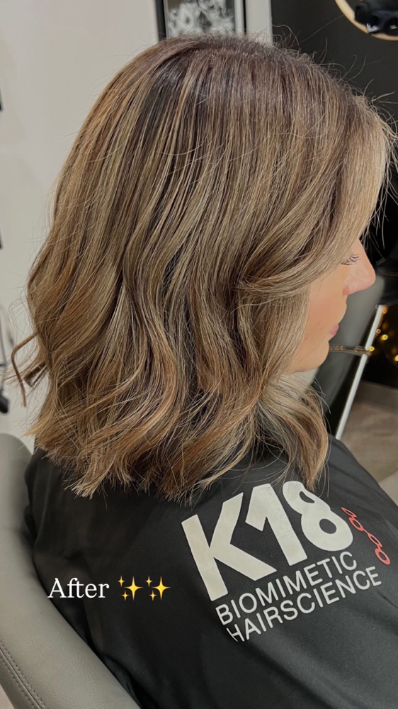 Full Retouch Babylights at Aesthetic Makeup & Hair in Houston, TX