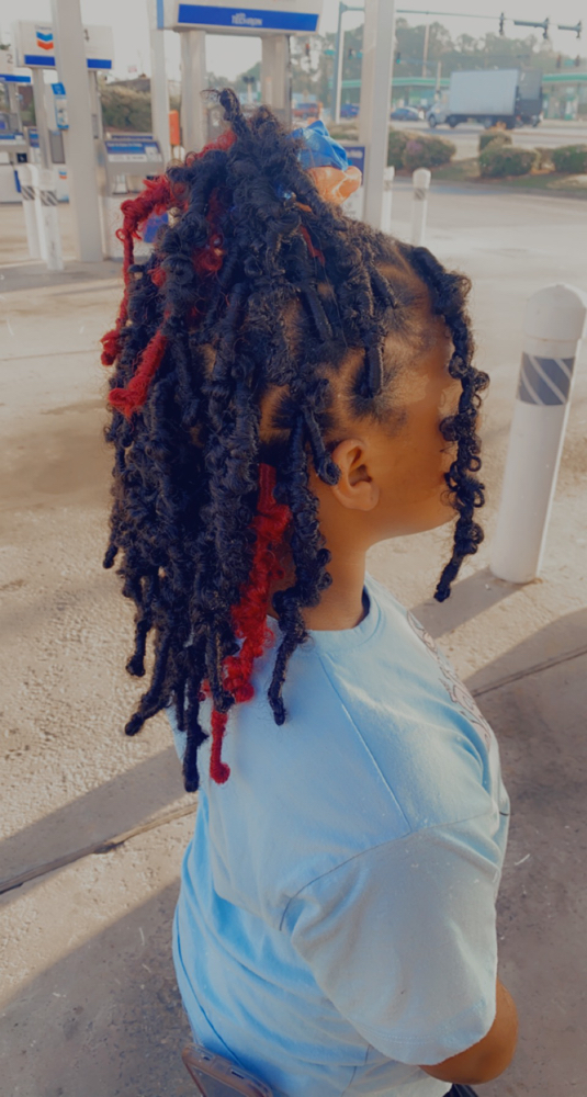Kids Butterfly Locs 12 And Under