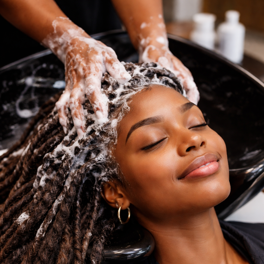 Loc Shampoo & Style at Loc’d Artis in Waverly, VA