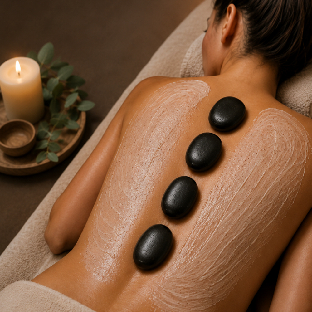 Back Facial & Hot Stone Escape at Orchid Oasis Day Spa- Frederick in Frederick, MD