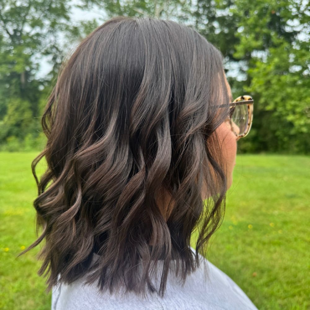 Woman's Haircut at Mad Peach Co. in Medina, OH