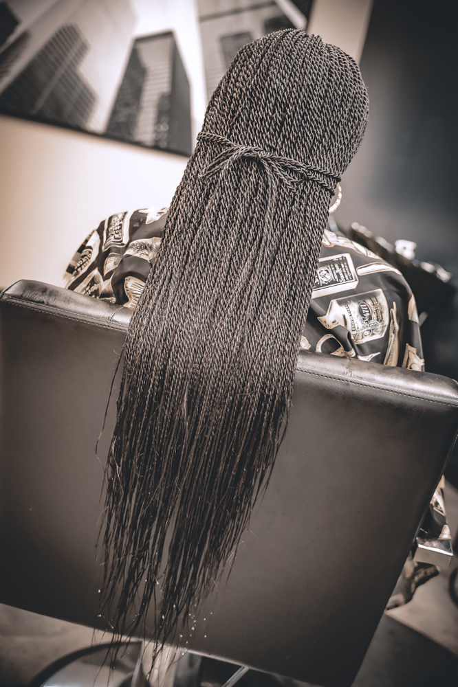Small Waist Length Senegalese Twist